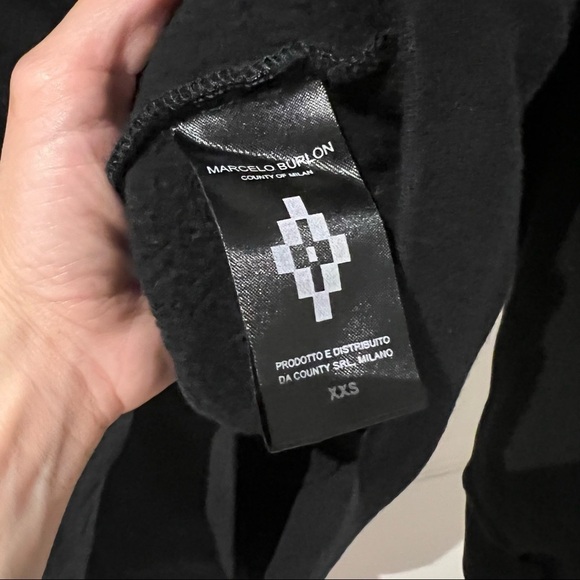 NWT Marcelo Burlon Snake Crew Swearshirt XXS Oversized - Picture 12 of 12